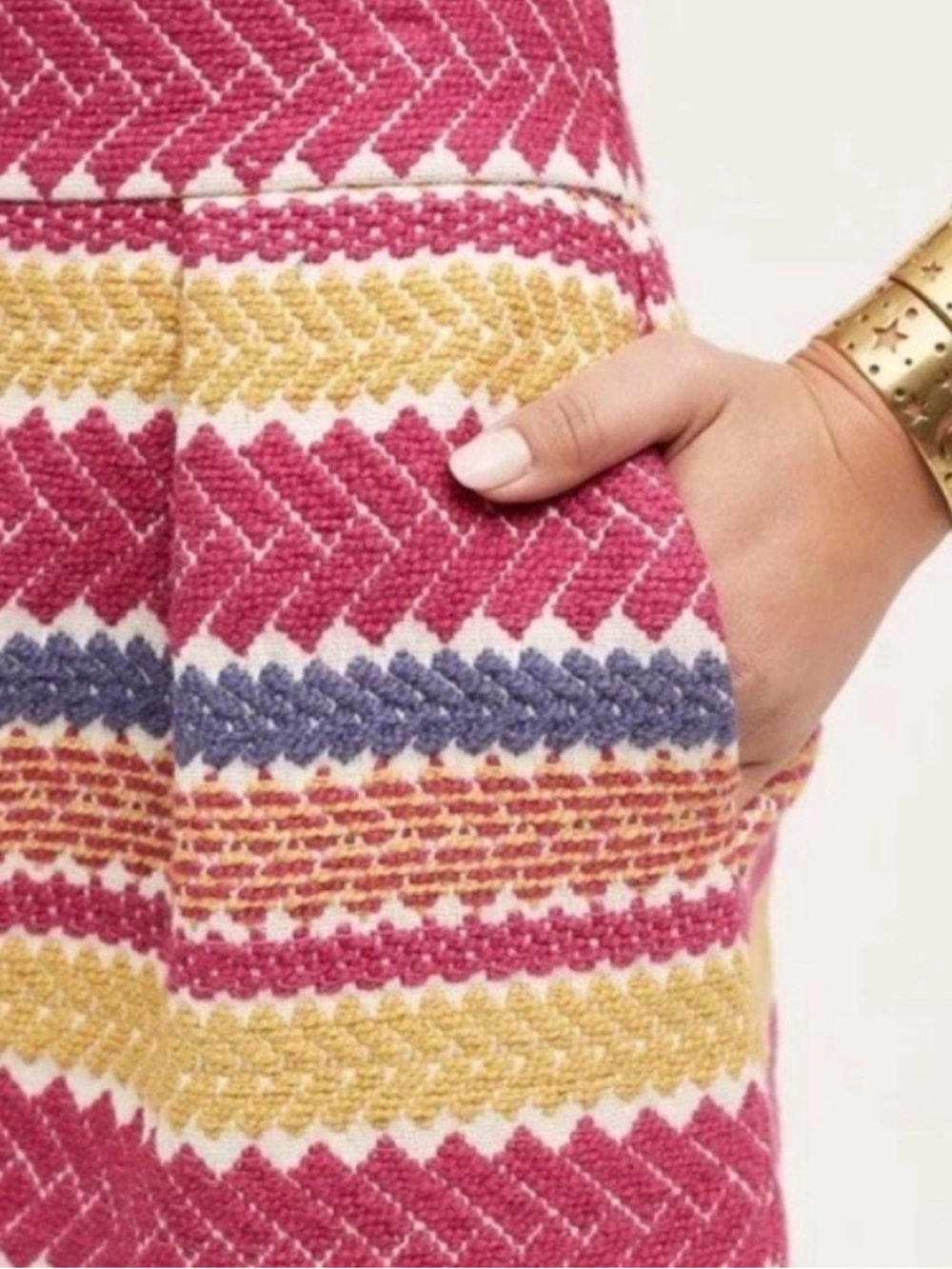 Antropologie Nomad Morgan Carper jacquard skirt - Picture 3 of 7